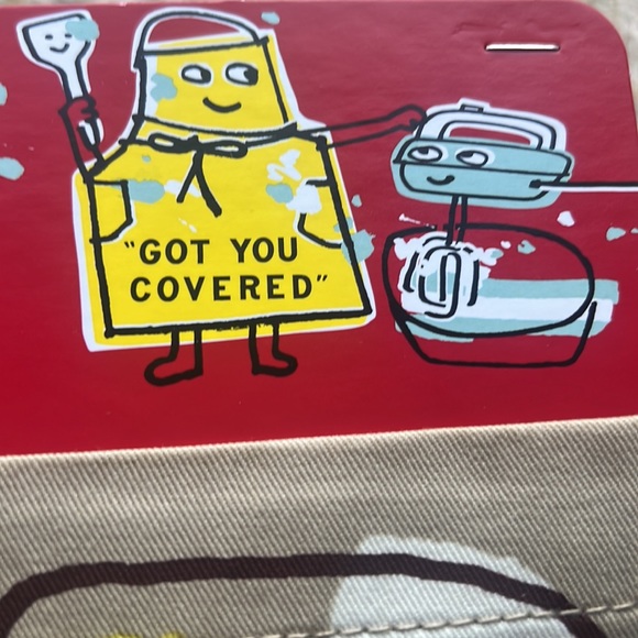 NWT Blue Q apron. “Cooking makes me so thirsty” featuring wine glasses. - Picture 8 of 11